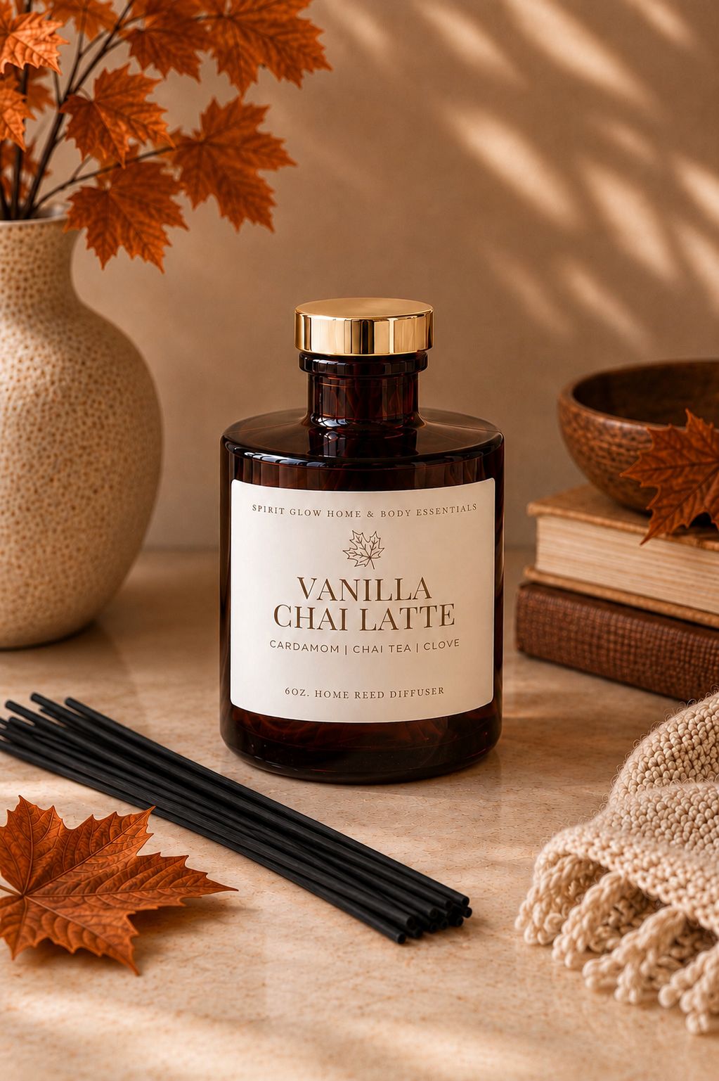 Vanilla Chai Latte Home Reed Diffuser