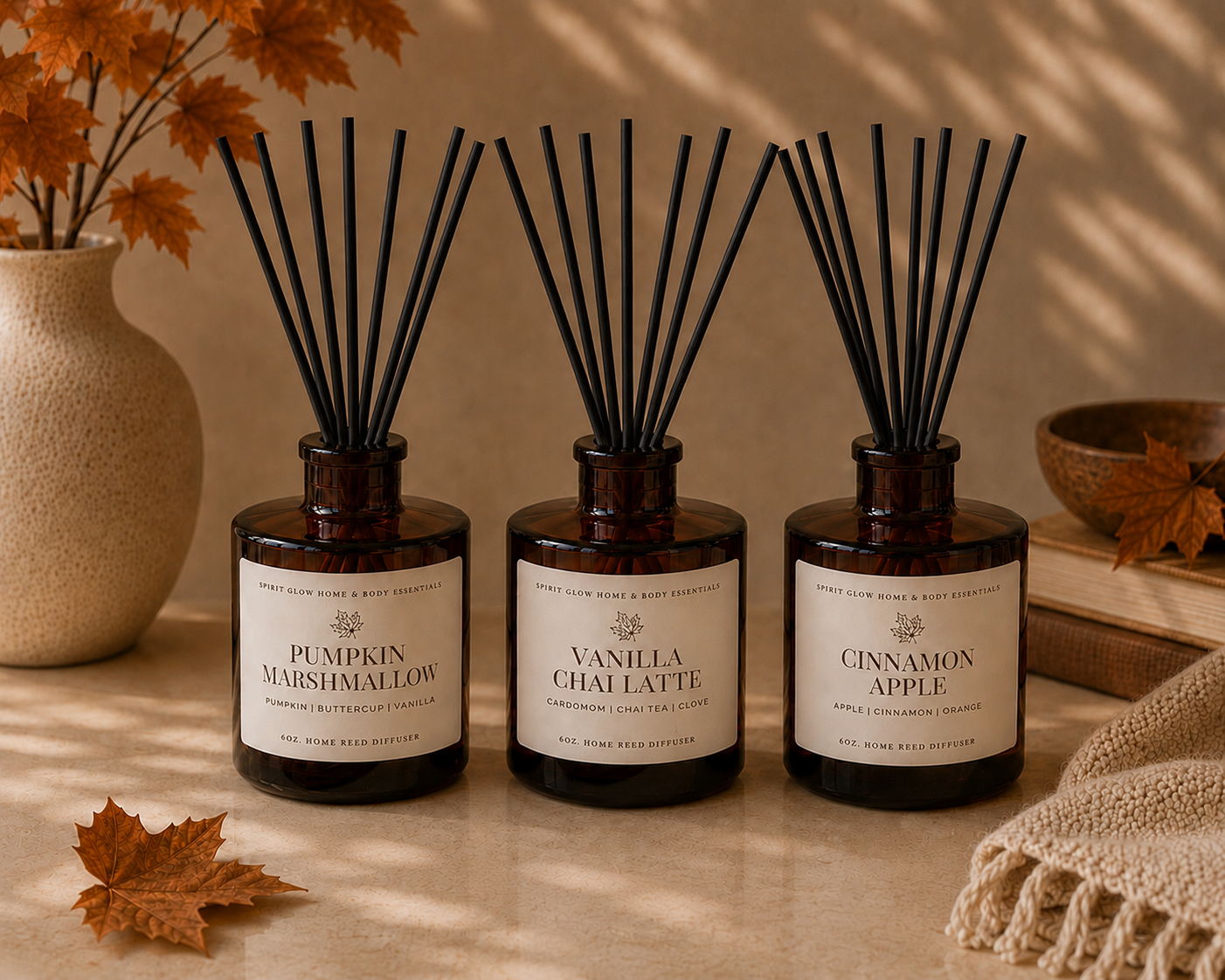 Vanilla Chai Latte Home Reed Diffuser