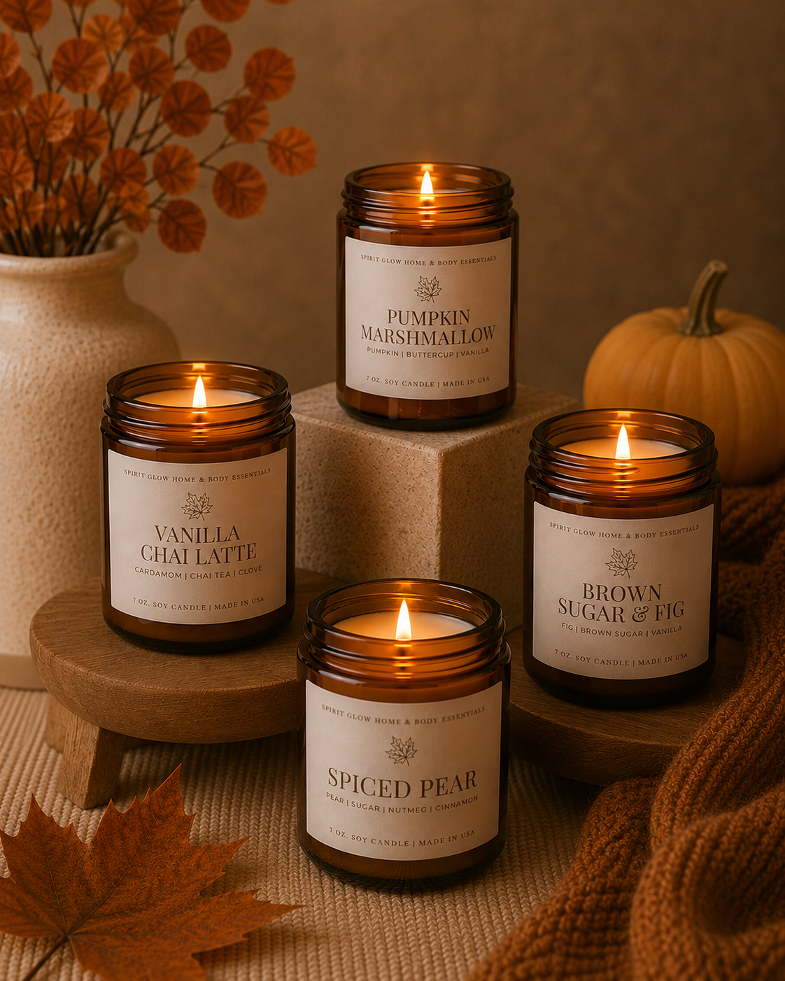 Vanilla Chai Latte - 7oz. Soy Wax Candle