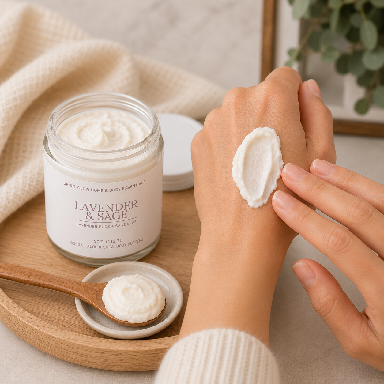 Lavender & Sage Coco-Aloe & Shea Whipped Body Butter