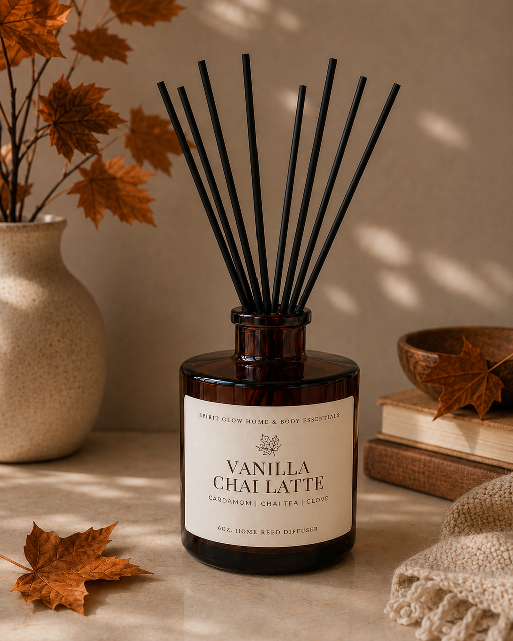 Vanilla Chai Latte Home Reed Diffuser