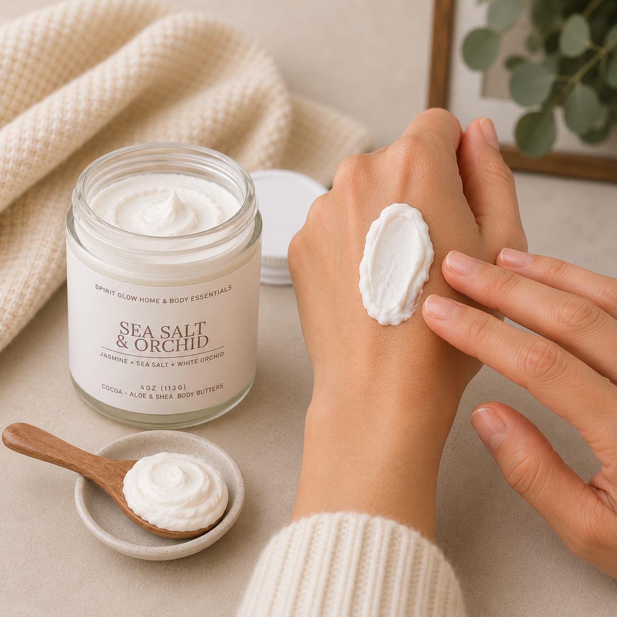 Sea Salt & Orchid Coco-Aloe & Shea Whipped Body Butter