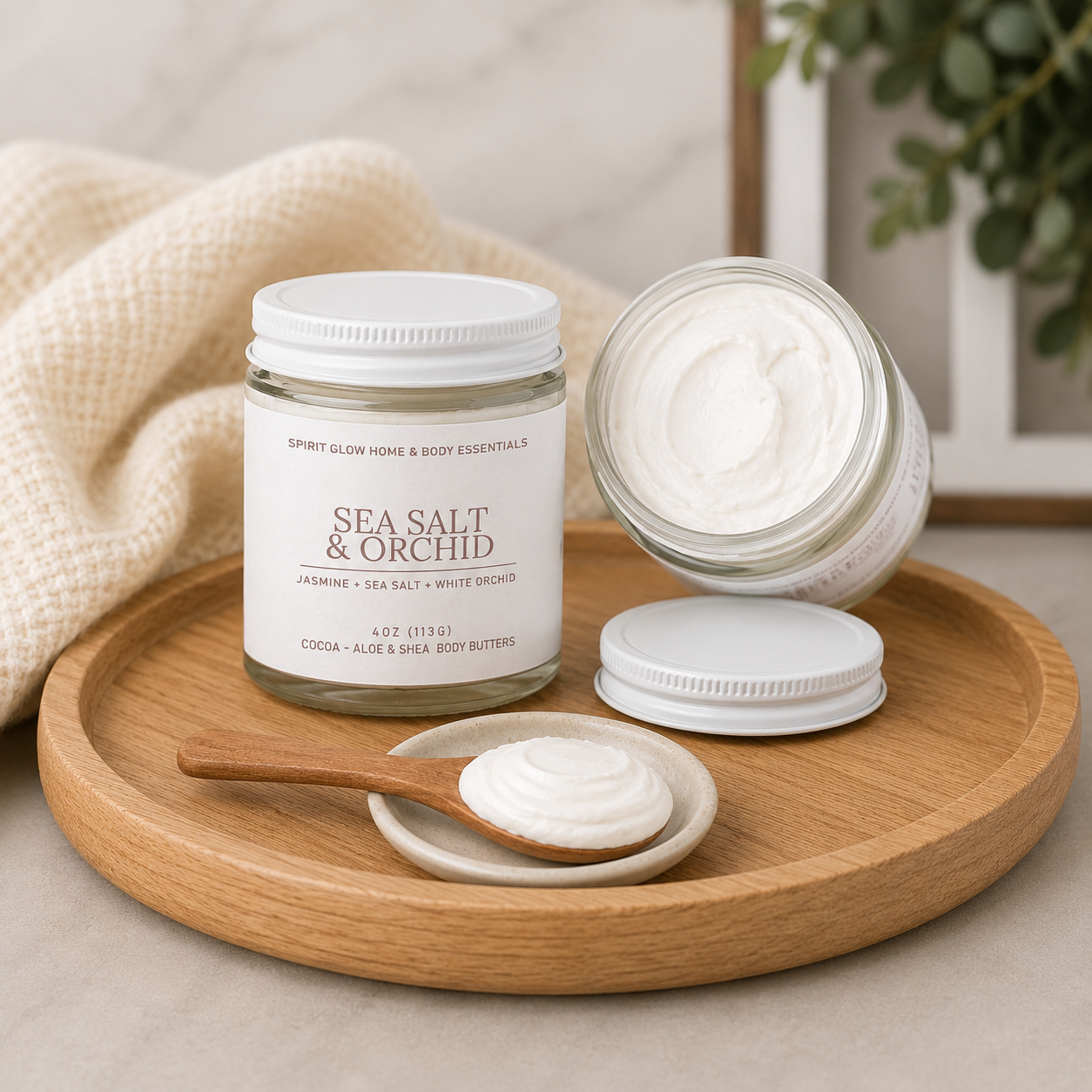 Sea Salt & Orchid Coco-Aloe & Shea Whipped Body Butter