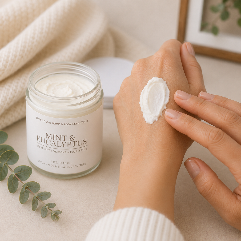 Mint & Eucalyptus Coco-Aloe & Shea Whipped Body Butters