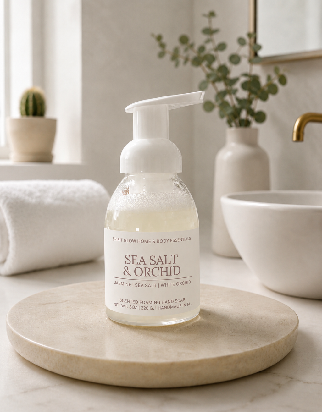 Sea Salt & Orchid - Scented Foaming Hand Soap