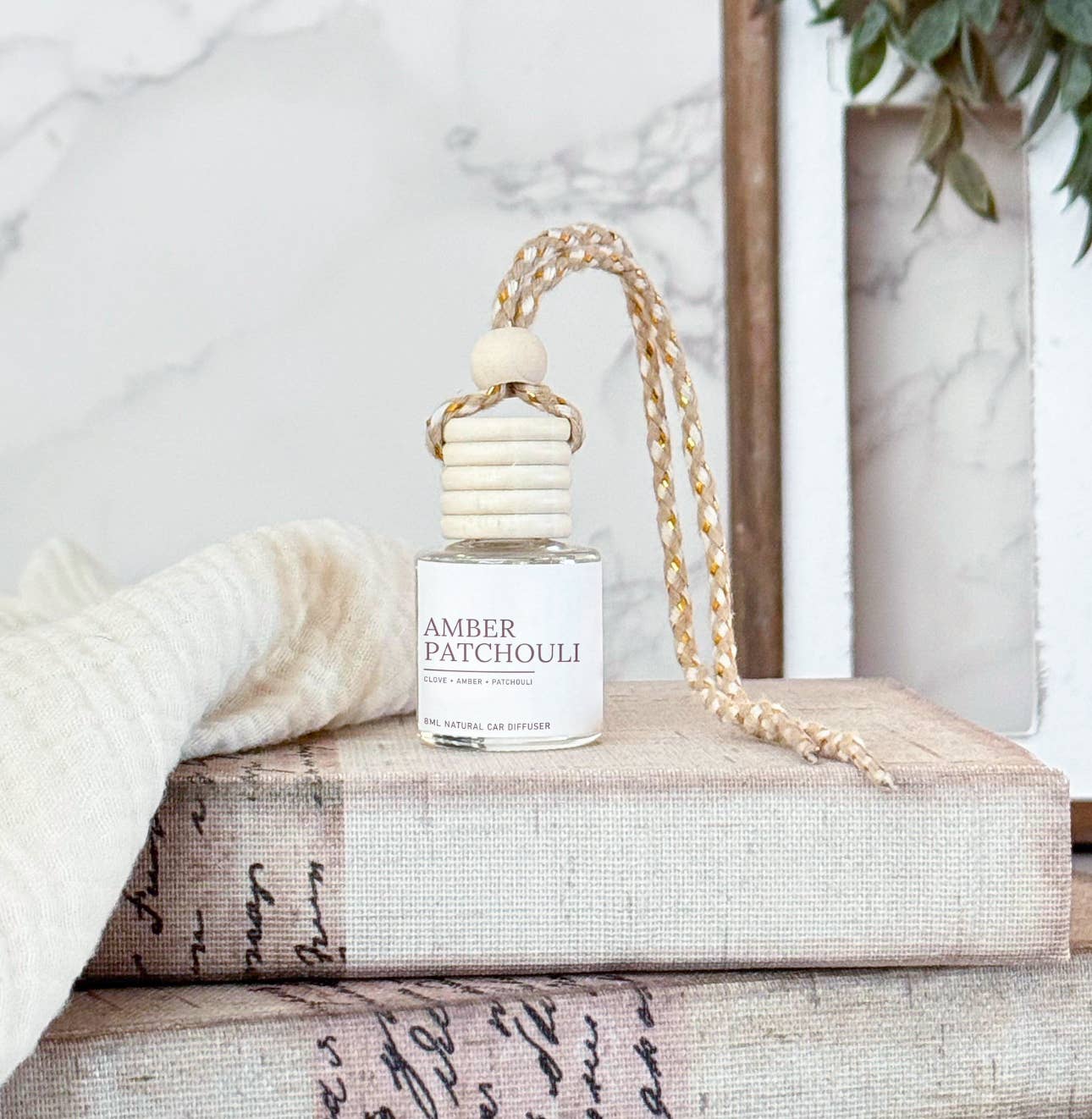 Amber Patchouli Hanging Car Diffuser