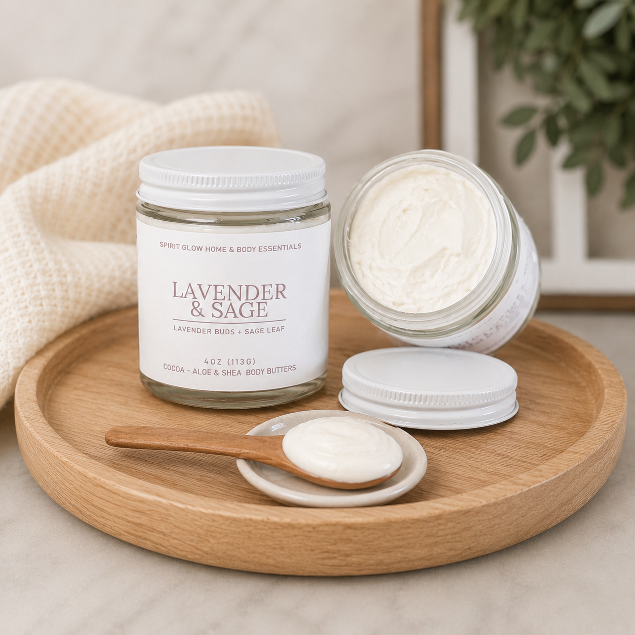 Lavender & Sage Coco-Aloe & Shea Whipped Body Butter