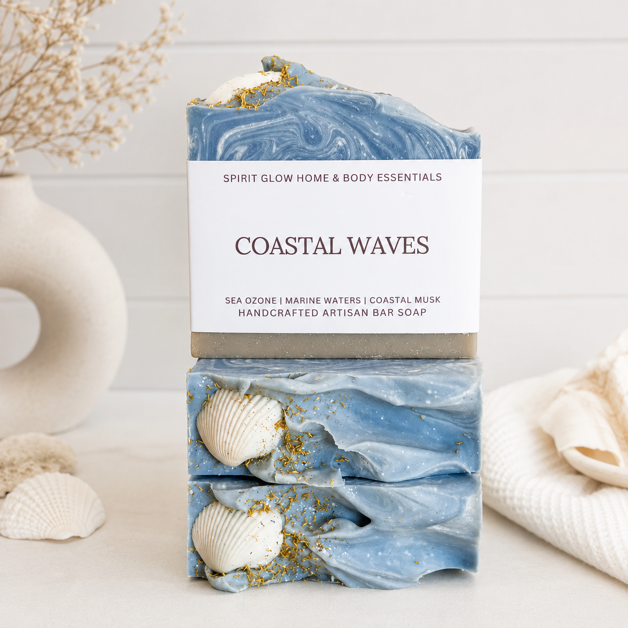 Coastal Waves Artisan Soap Bar ⭐